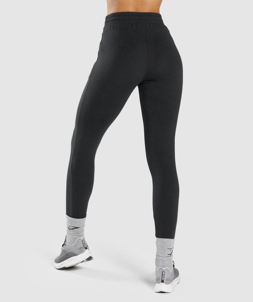 Women's Gymshark Pippa Training Jogger Black | CA AND758